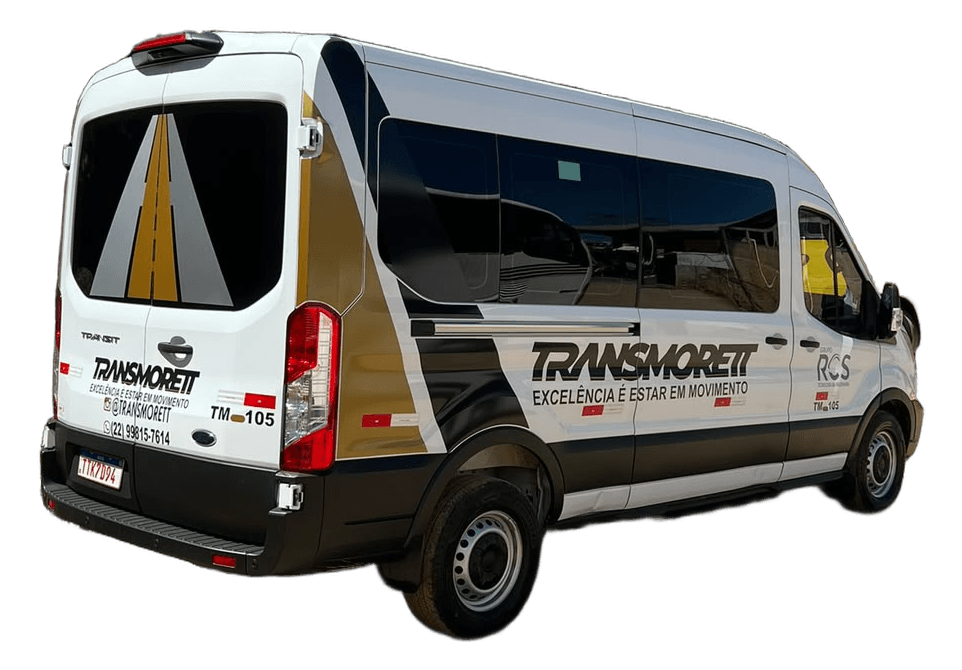 Van executiva Transmorett, modelo Mercedes-Benz Sprinter, recorte sem fundo